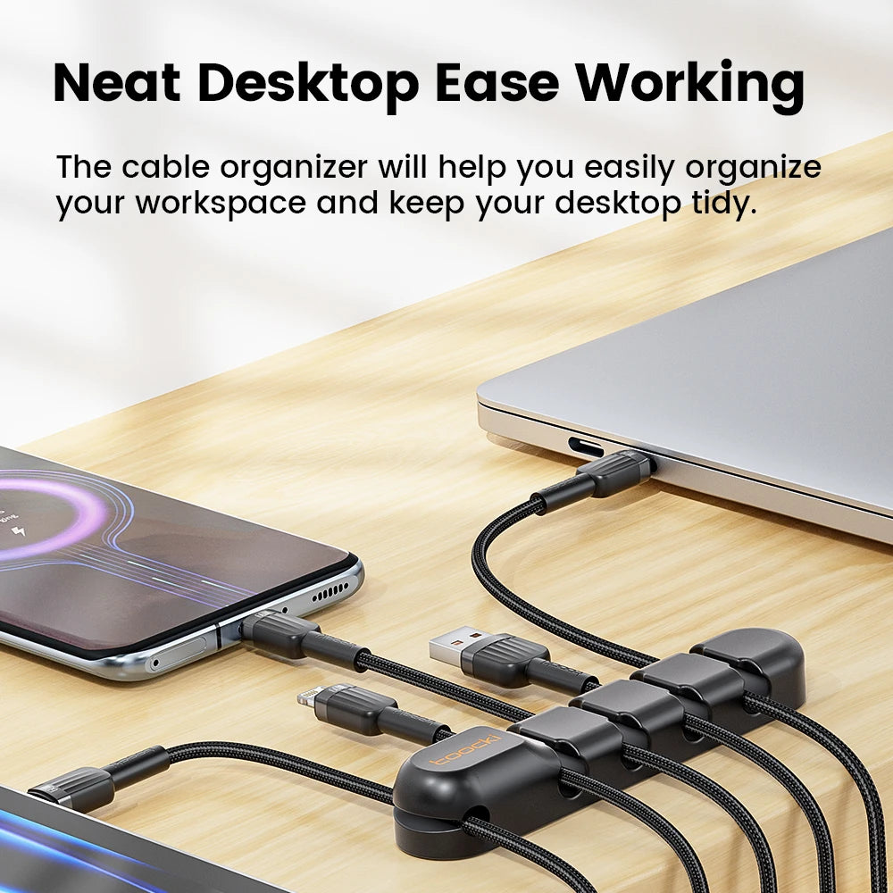 Toocki Flexible Cable Organiser Clips – 3/5/7 Hole