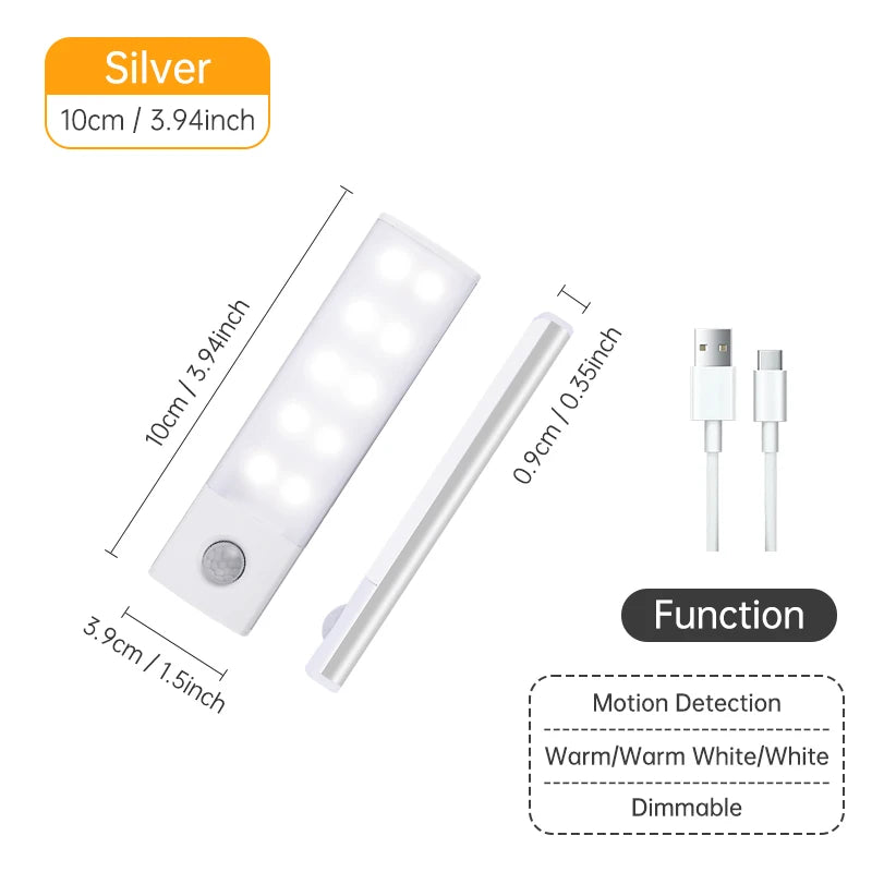 Motion Sensor Night Light – USB Rechargeable