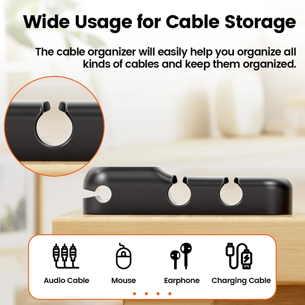 Toocki Flexible Cable Organiser Clips – 3/5/7 Hole