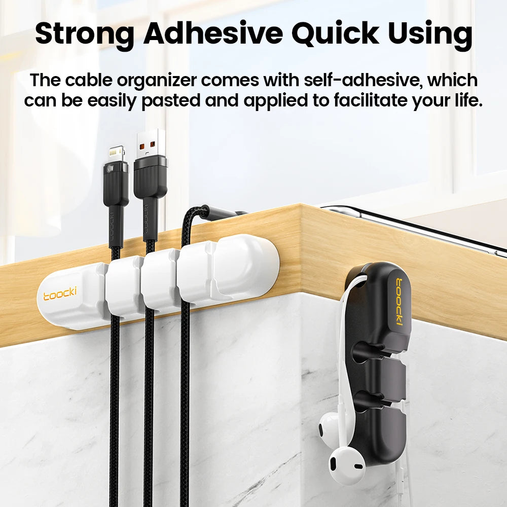 Toocki Flexible Cable Organiser Clips – 3/5/7 Hole