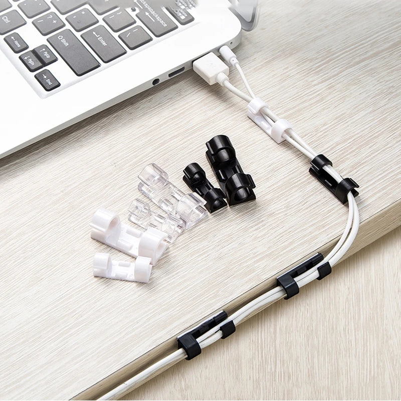 Desktop Cable Organiser Clips – Wire Manager
