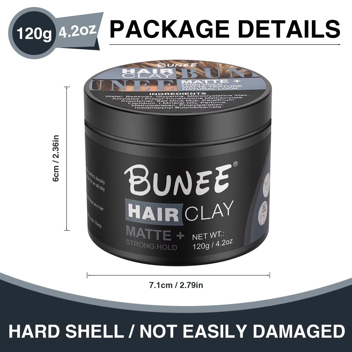 Texture Hair Styling Pomade Clay Pomade Ideal - Clario Essentials