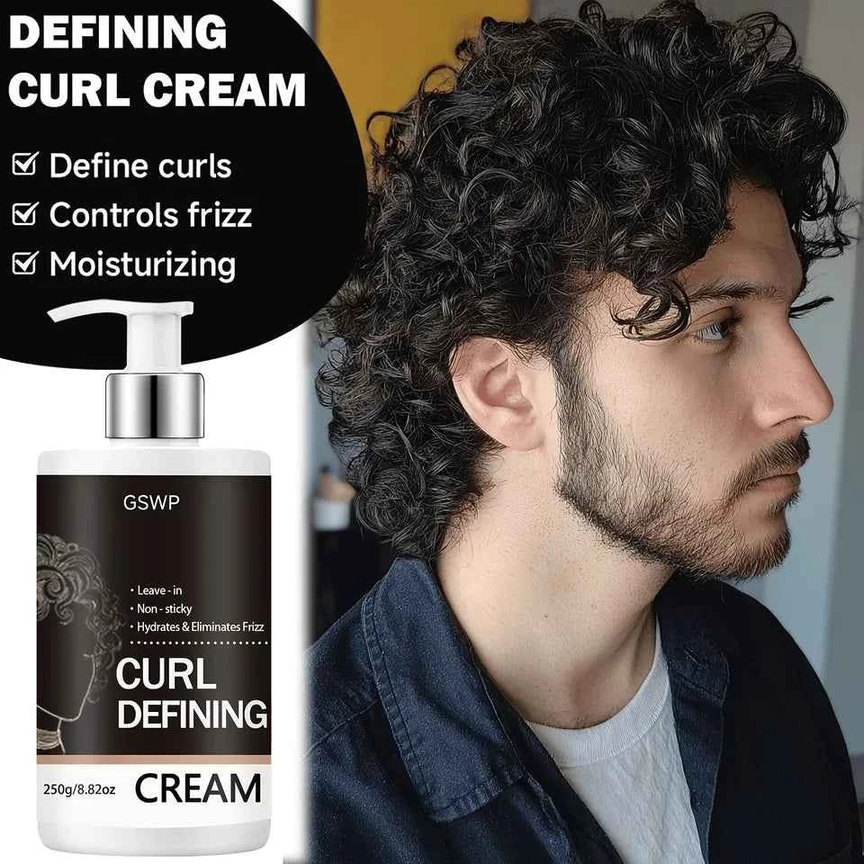 Men's curl defining cream