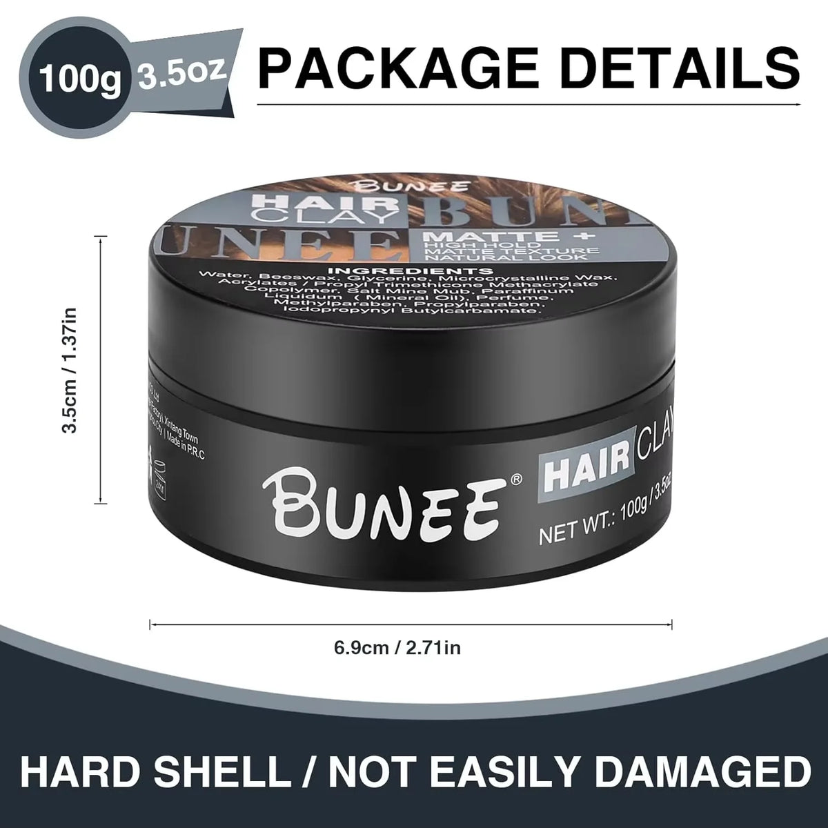 Texture Hair Styling Pomade Clay Pomade Ideal - Clario Essentials