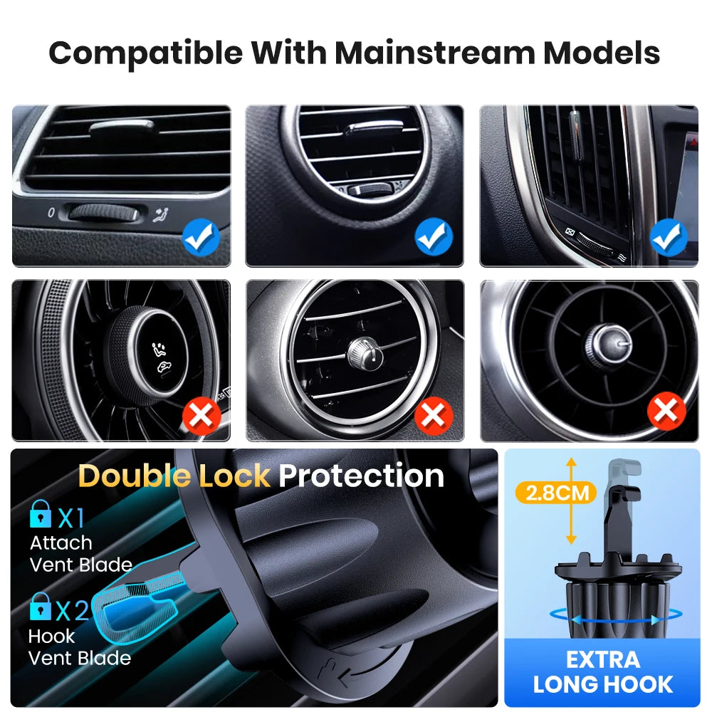 TOPK Magnetic Car Phone Mount – Air Vent