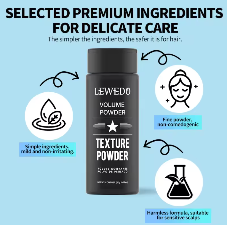 Hair Styling Powder Oil Control Hair Powder Fluffy Hair Powder Increase Hair Volume Instantly Long-Lasting Styling For Men Women - Clario Essentials