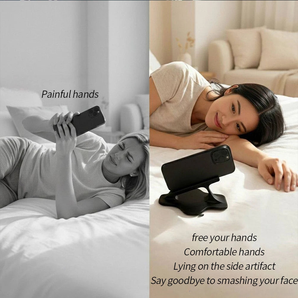 Side-Lying Bed Phone Stand – Hands-Free Holder