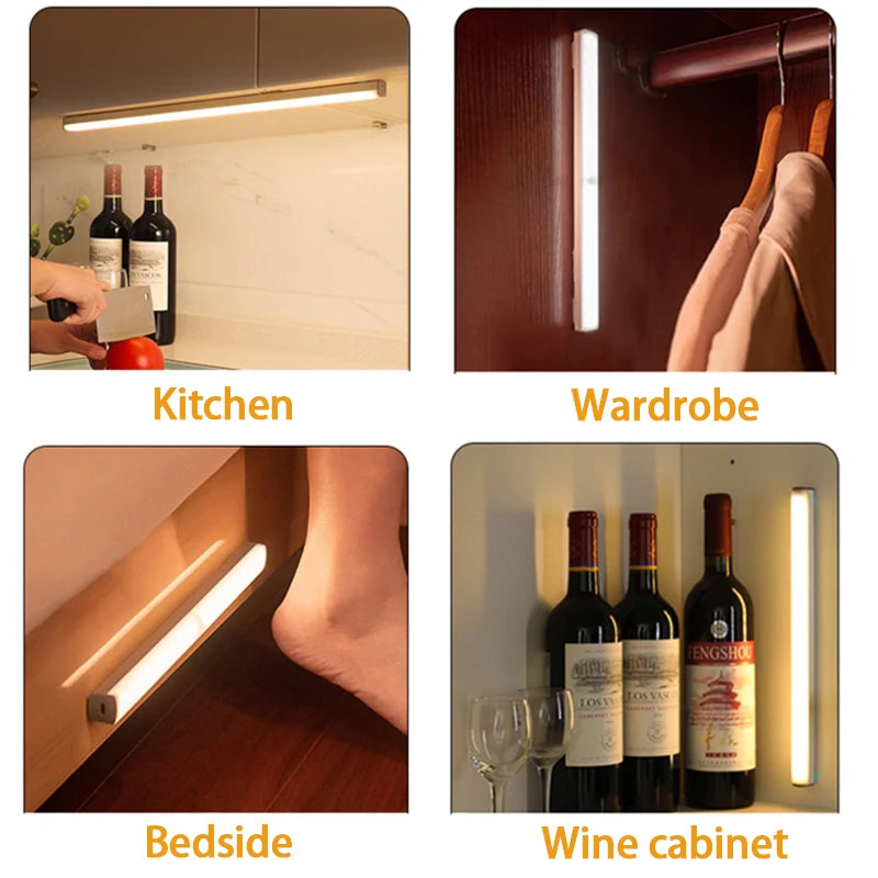 Motion Sensor Staircase Light – USB-C, LED