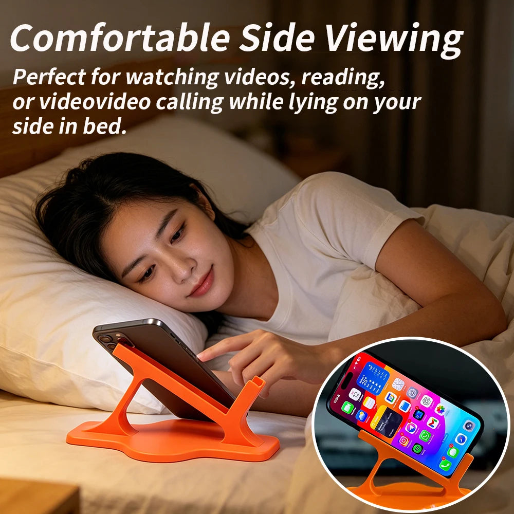 Side-Lying Bed Phone Stand – Hands-Free Holder