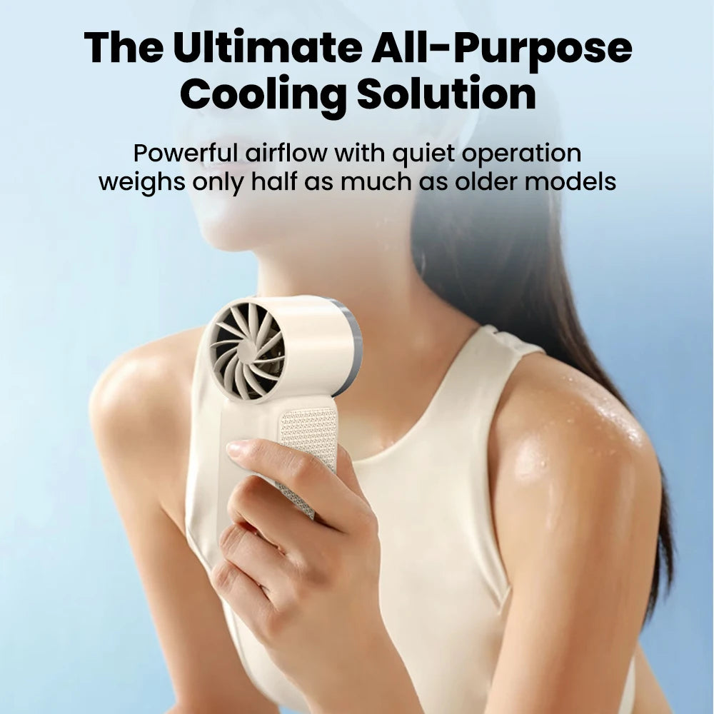 Mini Handheld Fan – USB-C, 5-Speed, Portable